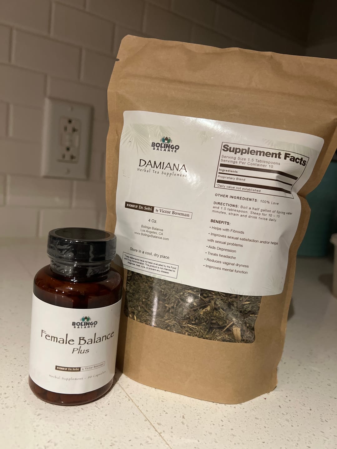 Customer photo review of DAMIANA