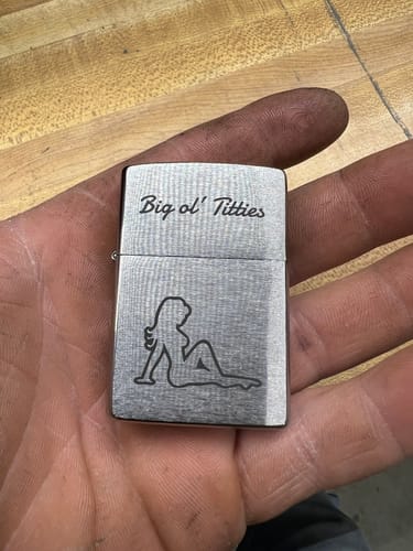 Customer photo review of Classic Lighter | Matte Chromes