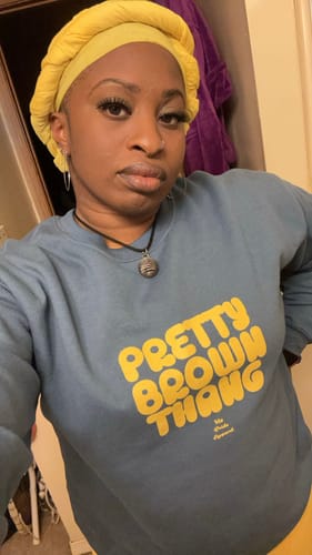 Customer photo review of Pretty Brown Thang - Sweatshirt