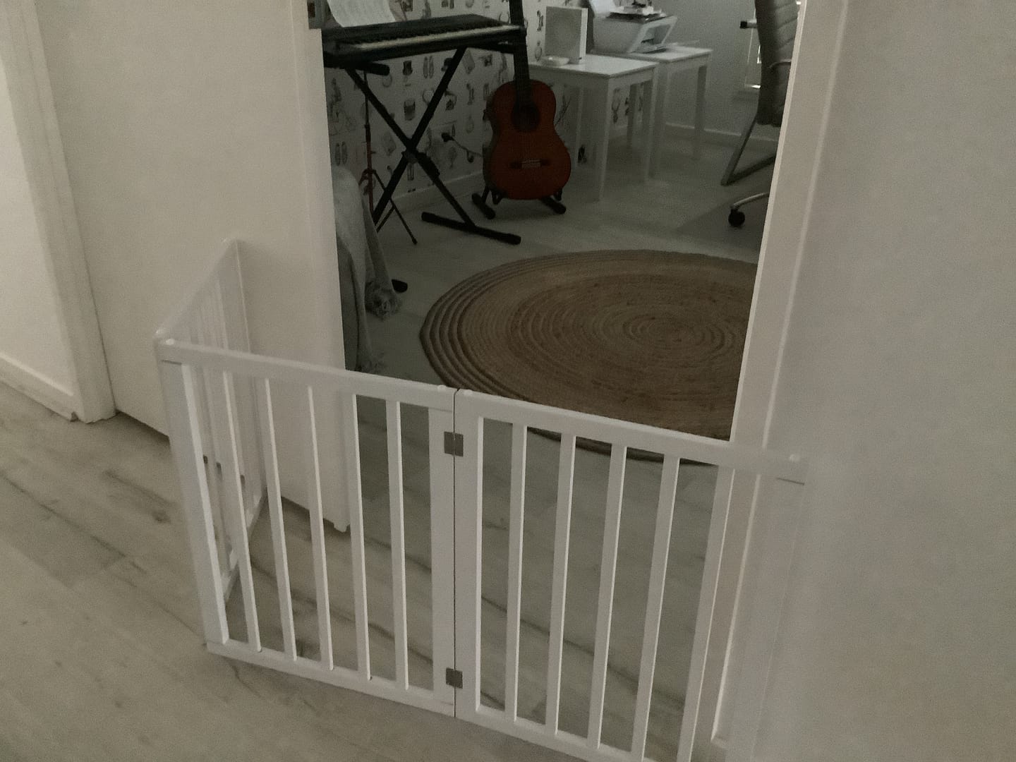 Customer photo review of Pawz Wooden Pet Gate