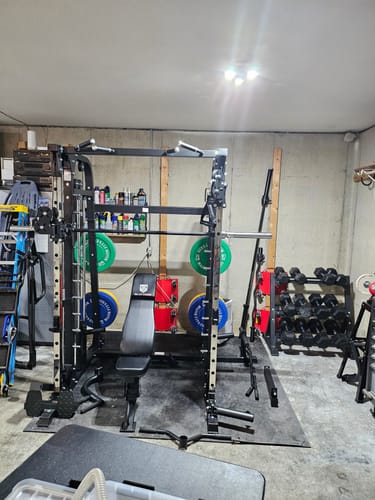 Customer photo review of MAJOR FITNESS All-in-One Home Gym Smith Machine Spirit B2