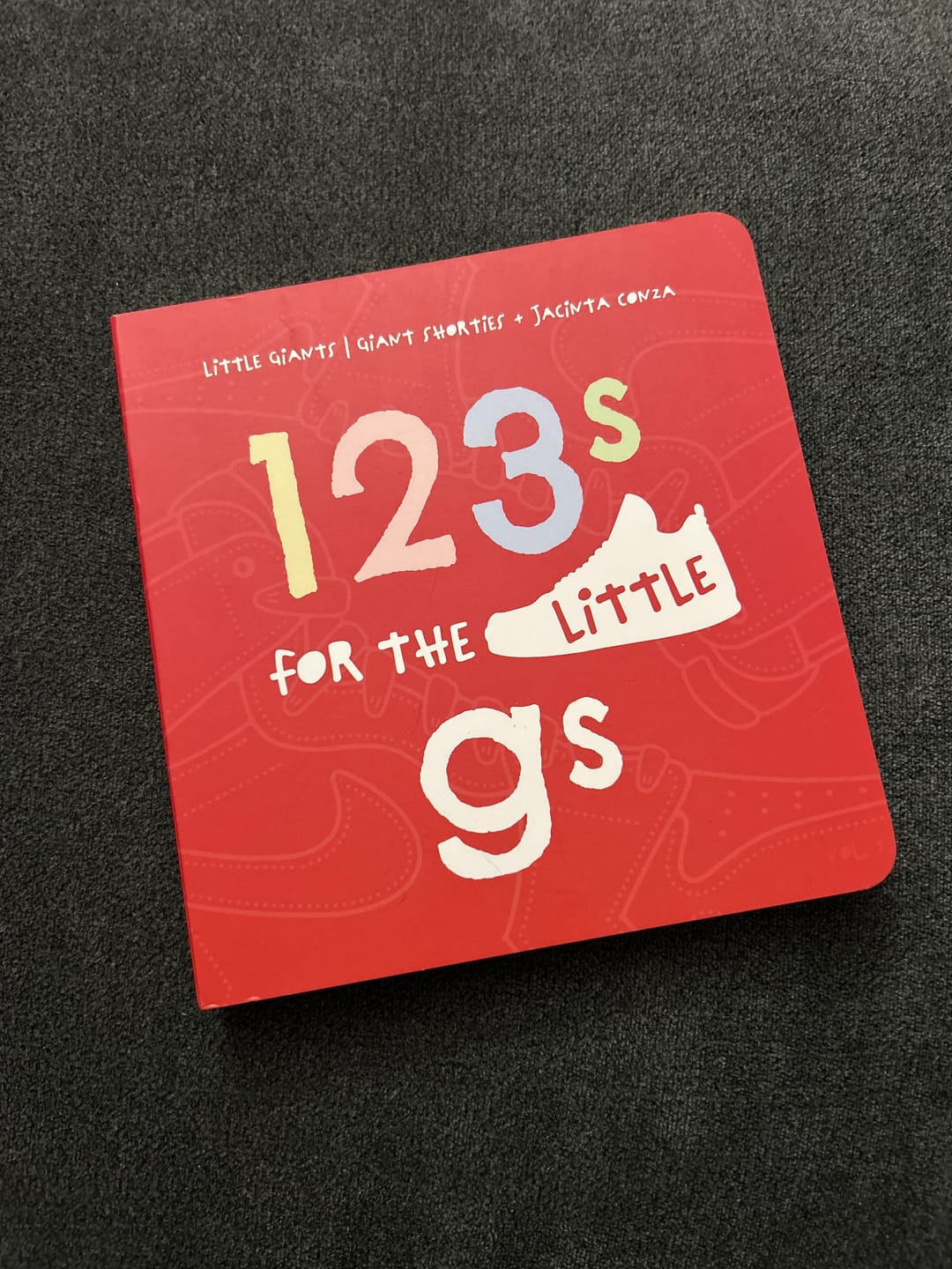 Customer photo review of "123's for the Little g's" Board Book