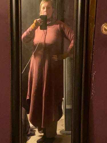 Customer photo review of IN STOCK Arbutus Dress - French Terry 60%OFF