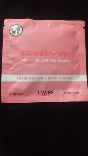 Customer photo review of Cherry Flavored Wipes