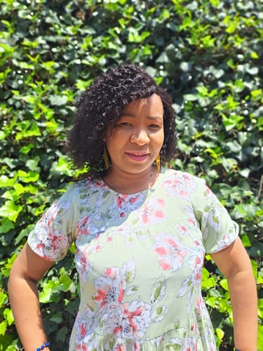 Customer photo review of Brazilian 4x4 Lace Wig - Jerry Curl 12"