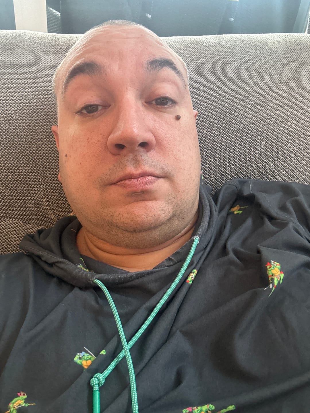 Customer photo review of Teenage Mutant Ninja Turtles "Choose Your Turtle (At Night)" – Performance Hoodie