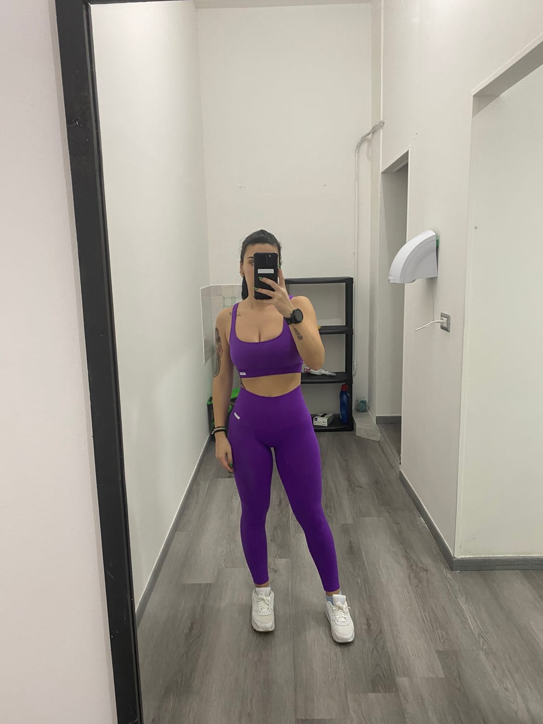 Customer photo review of Leggings All-Up Violet