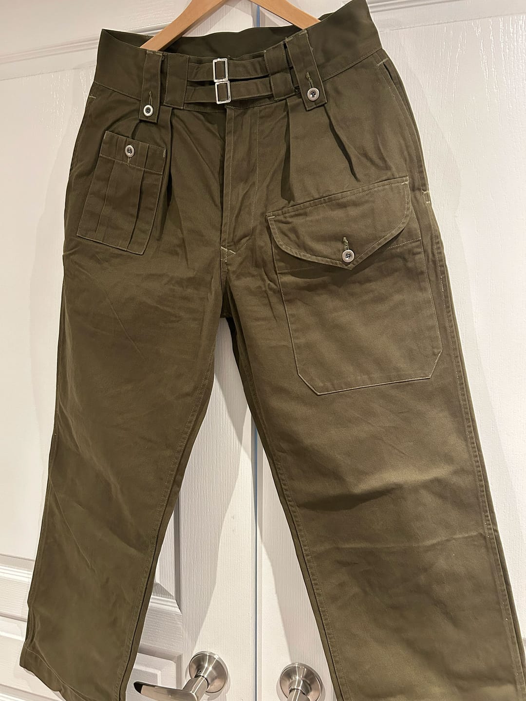 Customer photo review of 1943 British Army KD & JG Gurkha Bermuda Pants - Olive