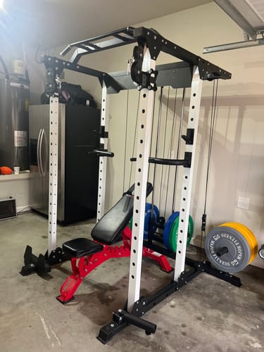 Customer photo review of MAJOR FITNESS All-in-One Home Gym Power Rack Package PLM03