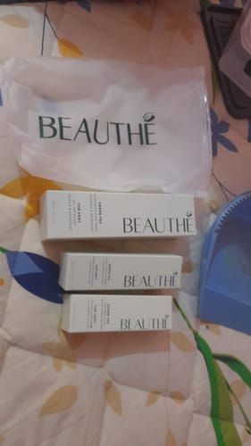 Customer photo review of Gamme Complète : Crème + Gel + Sérum