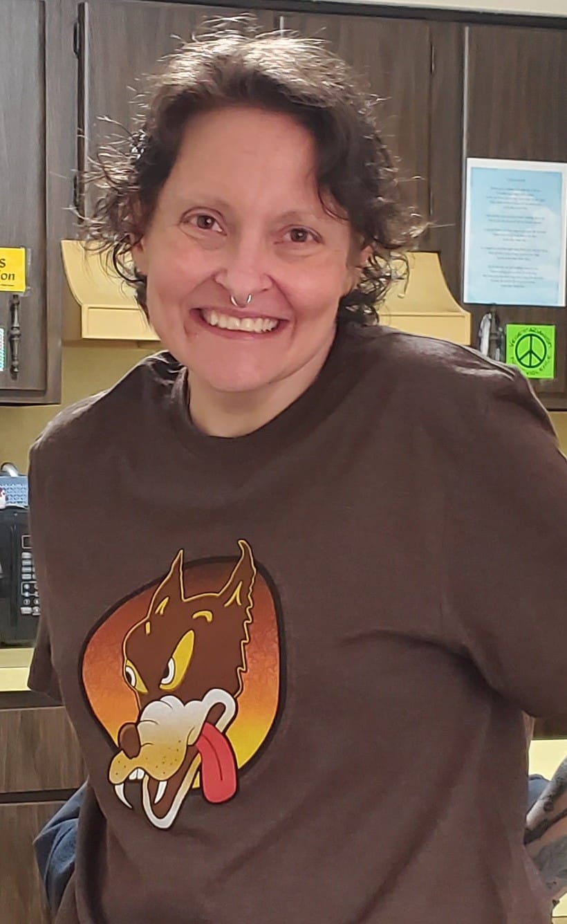Customer photo review of Jerry Garcia Wolf T Shirt