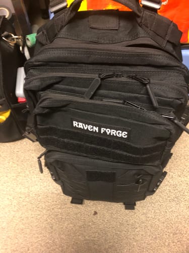 Customer photo review of Raven Forge Backpack - 45L or 25L