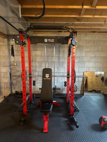 Customer photo review of Major Fitness PLM03 All-In-One Home Gym Power Rack