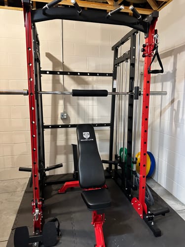Customer photo review of Major Fitness SML07 All-In-One Home Gym Smith Machine