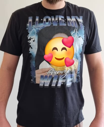 Customer photo review of 90er Vintage Foto - Individuelles T-Shirt