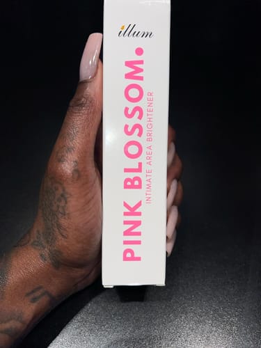 Customer photo review of Pink Blossom - Intimate Area Brightening Treatment