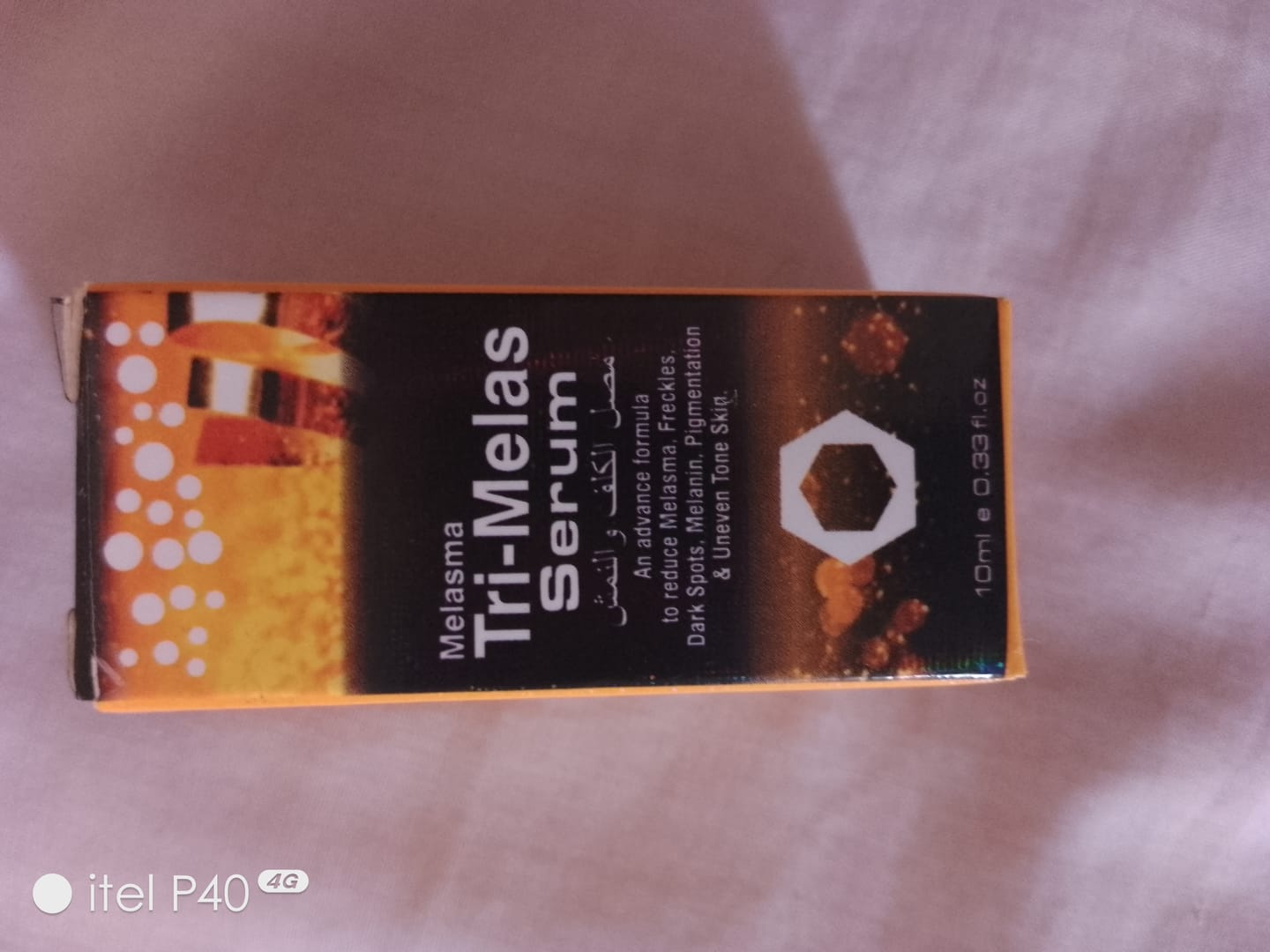 Customer photo review of TRI MELAS SERUM