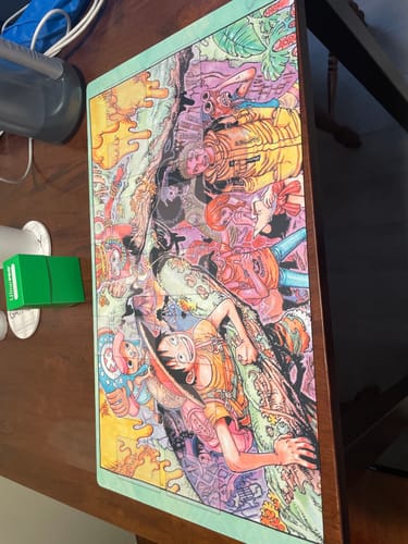 Customer photo review of Custom Playmat (24" x 14")