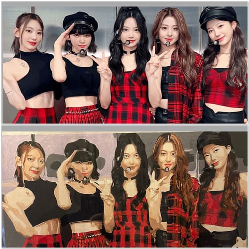 Customer photo review of Malen nach Zahlen - Dein Wunschmotiv