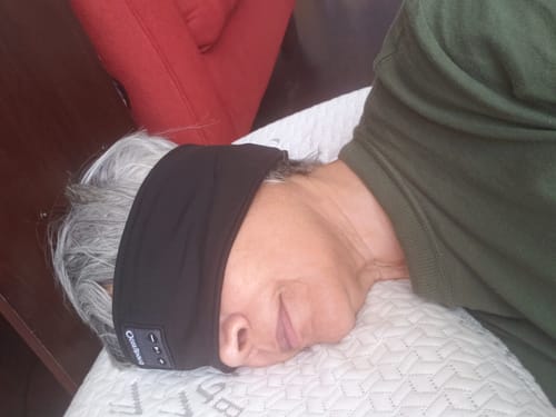 Customer photo review of CozyBand Wireless Headphones