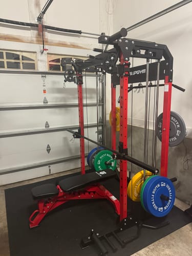 Customer photo review of Major Fitness F22 All-In-One Home Gym Power Rack