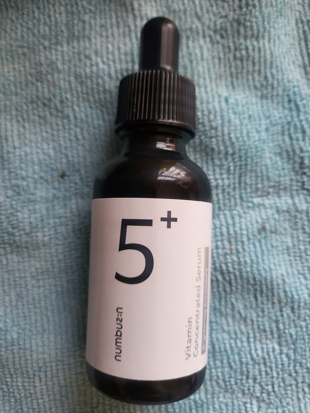 Customer photo review of [Numbuzin] No.5 Vitamin Concentrated Serum 30ml