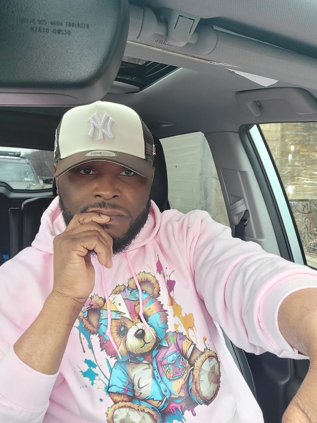 Customer photo review of Tattered Teddy Hoodie