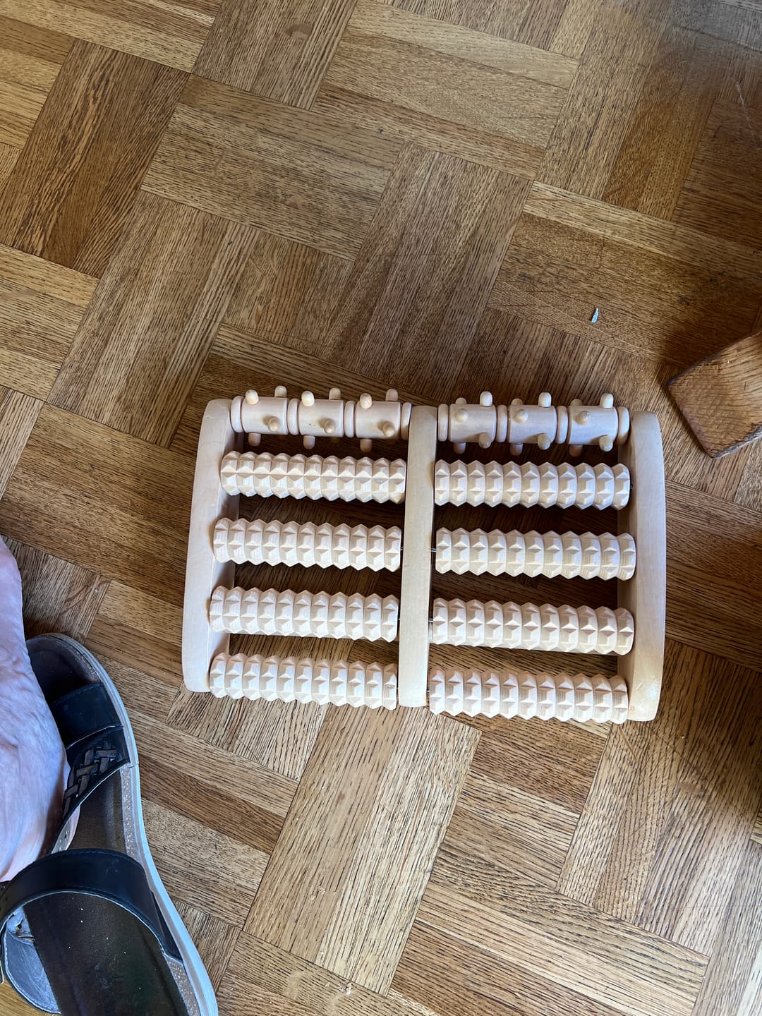 Customer photo review of Ergonomischer Fußmassageroller