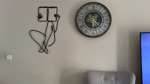 Customer photo review of La femme qui lit