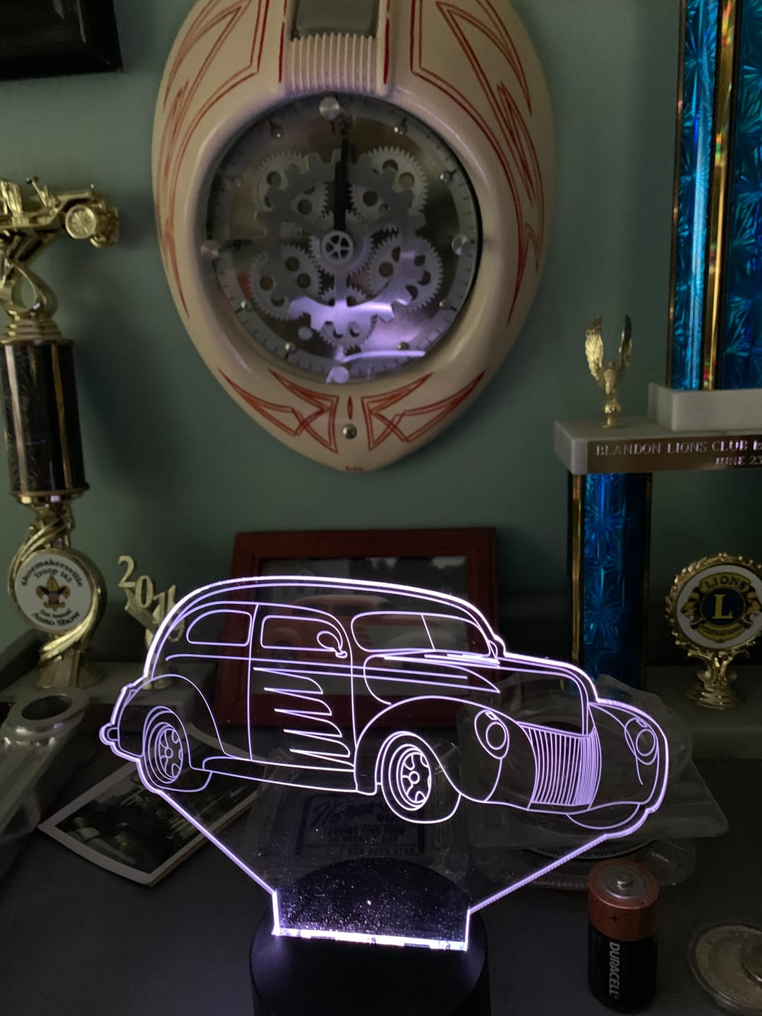 Customer photo review of Custom Truck Led Lamp With Your Own Truck