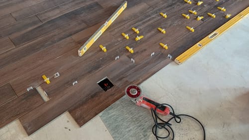 Customer photo review of BOSS HOG® Mesh Turbo Diamond Blade, Supreme Grade, Use Wet or Dry for Porcelain, Ceramic, Granite, Stone, Sizes 4-1/2" to 10"