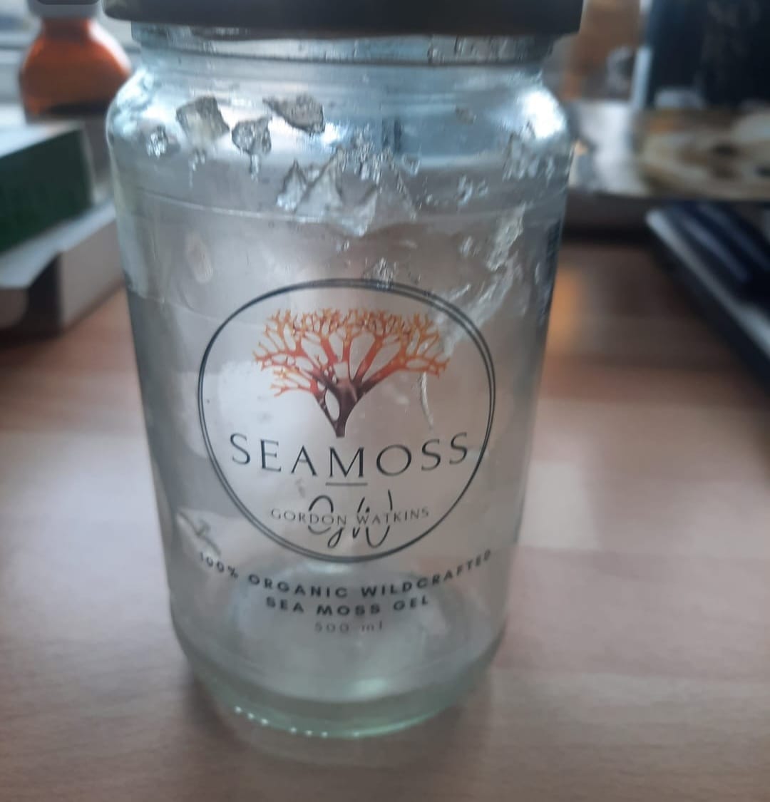Customer photo review of Gold Sea Moss Gel - Made With Certified Organic Wildcrafted Sea Moss