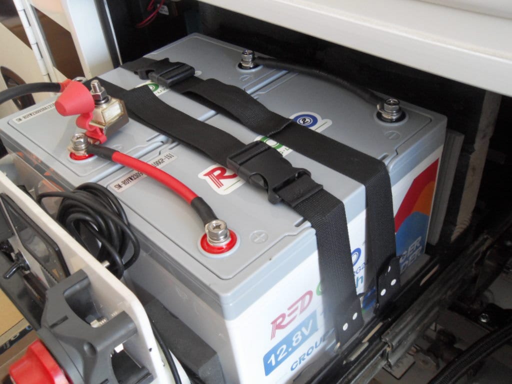 Customer photo review of 【Only $230】Redodo 12V 100Ah Group24 LiFePO4 Battery, Perfect replacement for 12V 75Ah Group24 lead acid battery