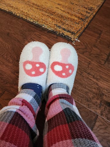 Customer photo review of Lover's Plush Slippers