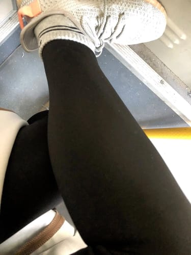 Customer photo review of Fleece Leggings