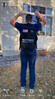 Customer photo review of HolStrength 45L Tactical Backpack