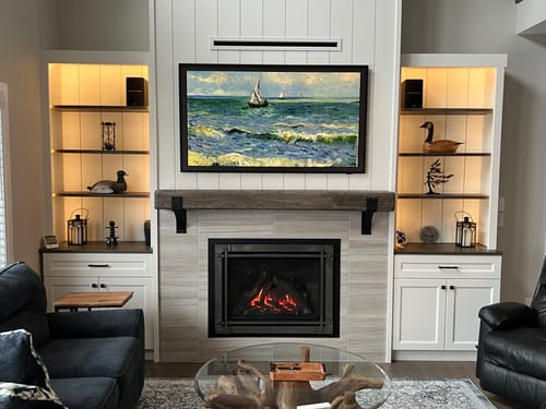 Customer photo review of 4" x 95" Toe Kick - Painted