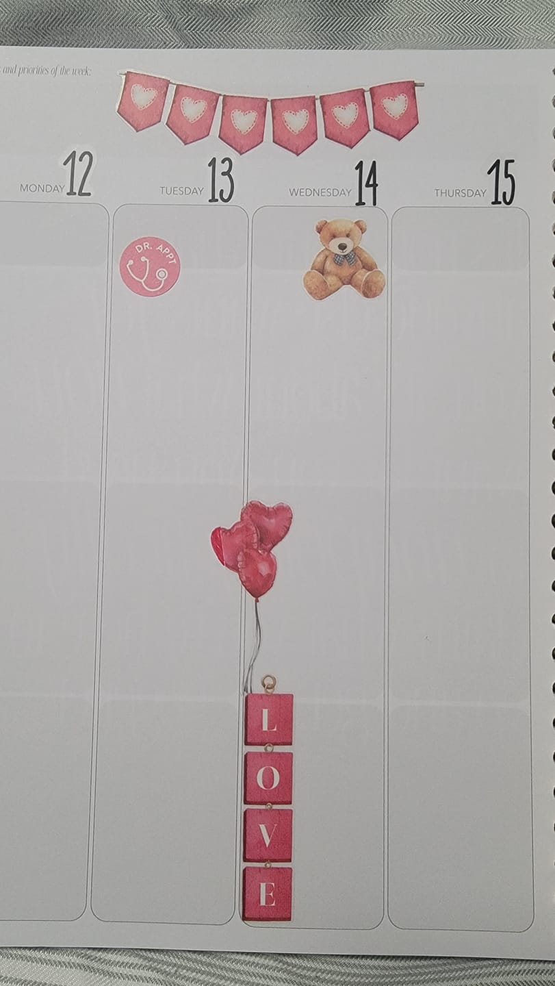 Customer photo review of Whimsical Seasonal Sticker Book