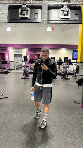 Customer photo review of Kewlioo Pro Sauna Jacket for Men (Full/Half Zip)