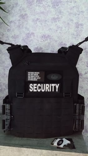 Customer photo review of SHIELD Germany Plattenträger BRAVO Schwarz SK4 / NIJ IV