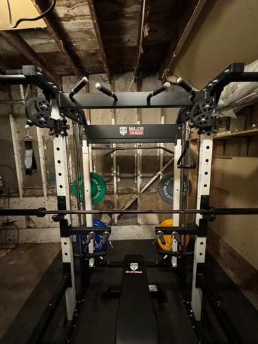 Customer photo review of Major Fitness F22 All-In-One Home Gym Power Rack