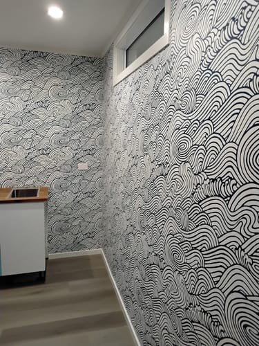 Customer photo review of Mare Wave Wallpaper
