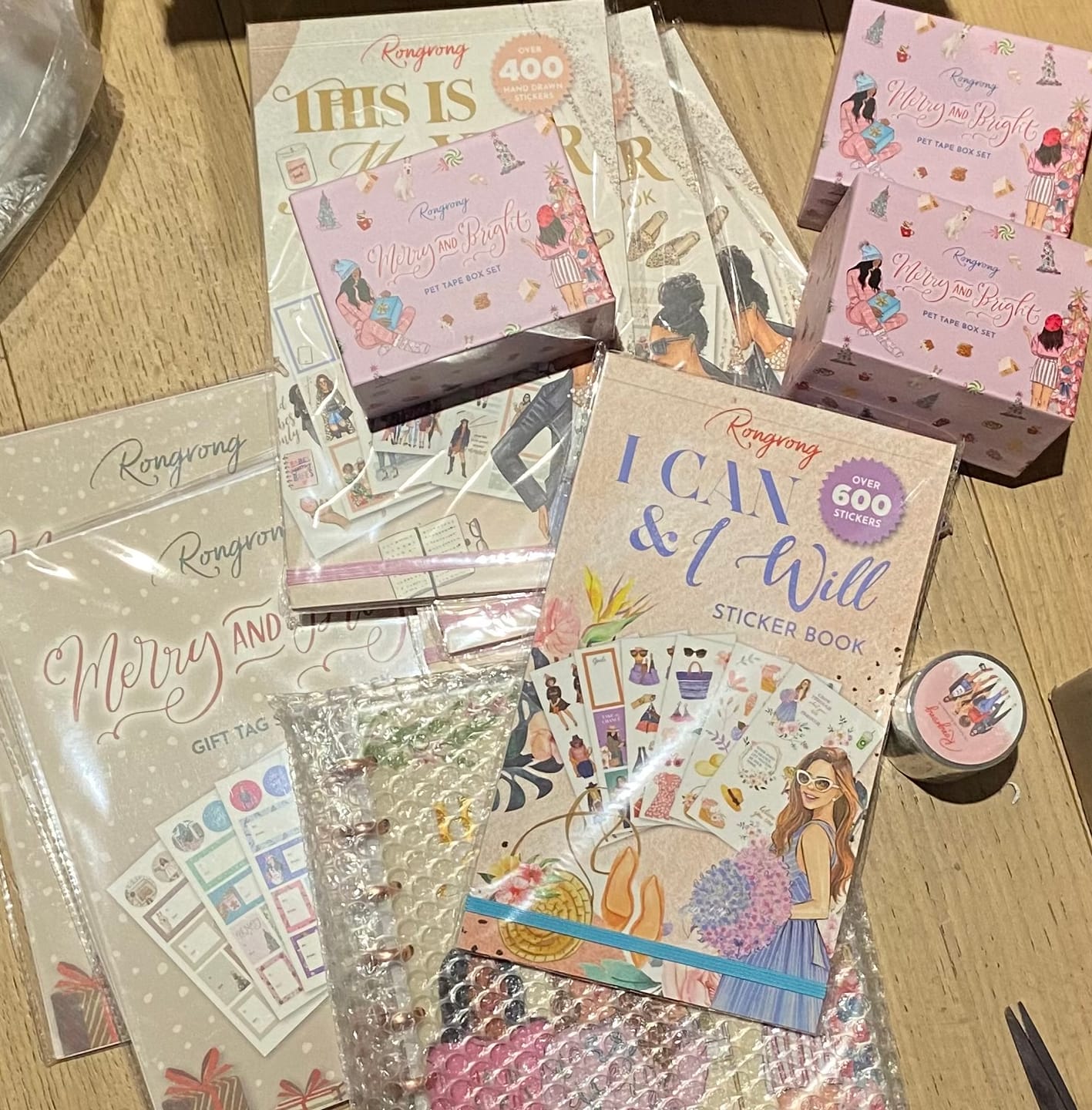 Customer photo review of This Is My Year Planner Sticker Book