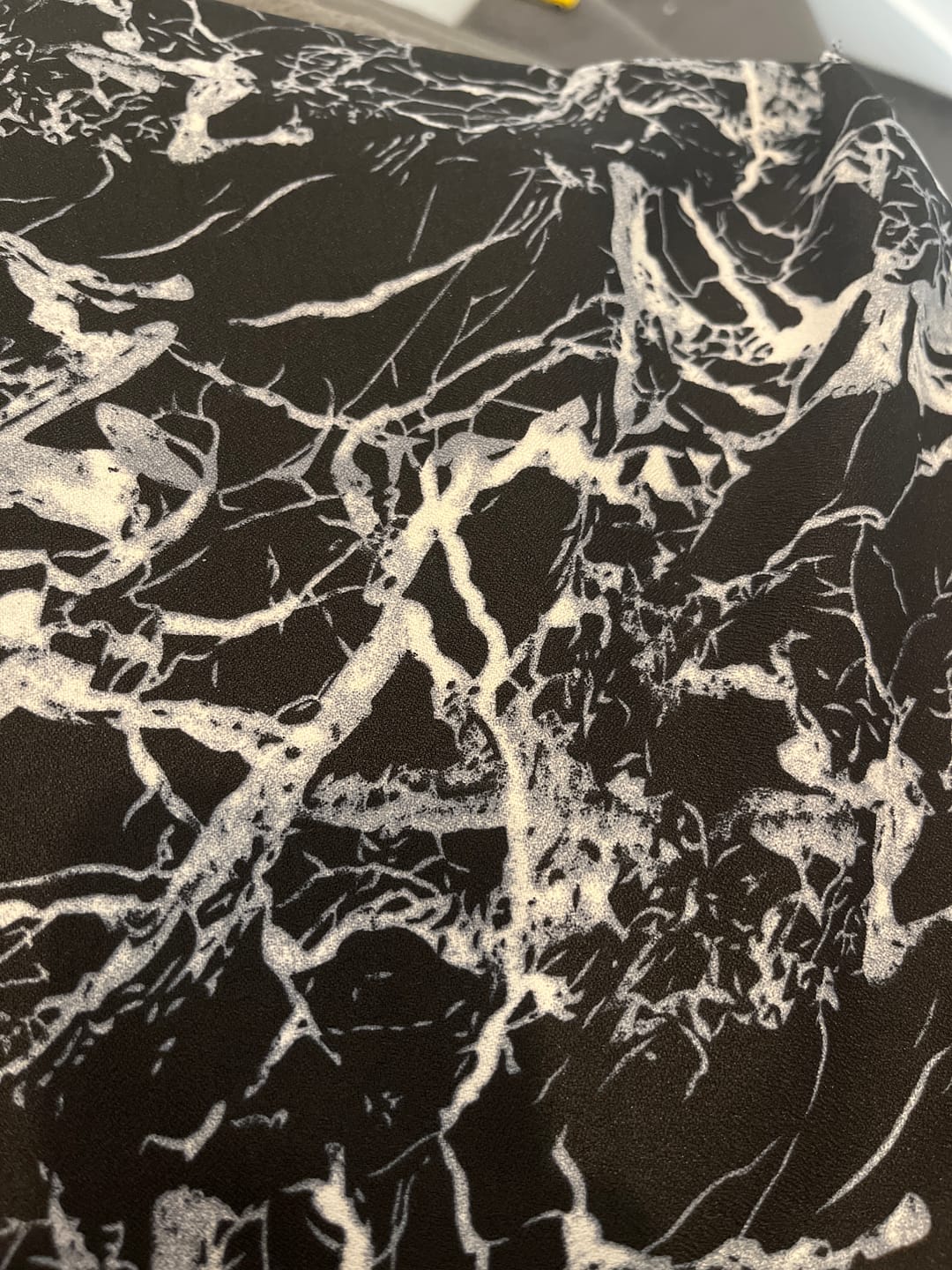 Customer photo review of Abstract Print Polyester Fabric