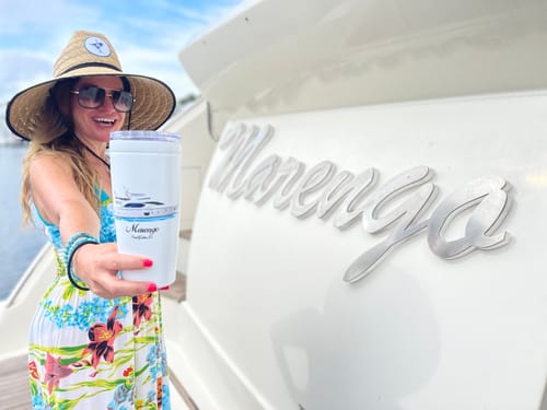 Customer photo review of Custom 20 oz. Stainless Steel Boat Tumbler