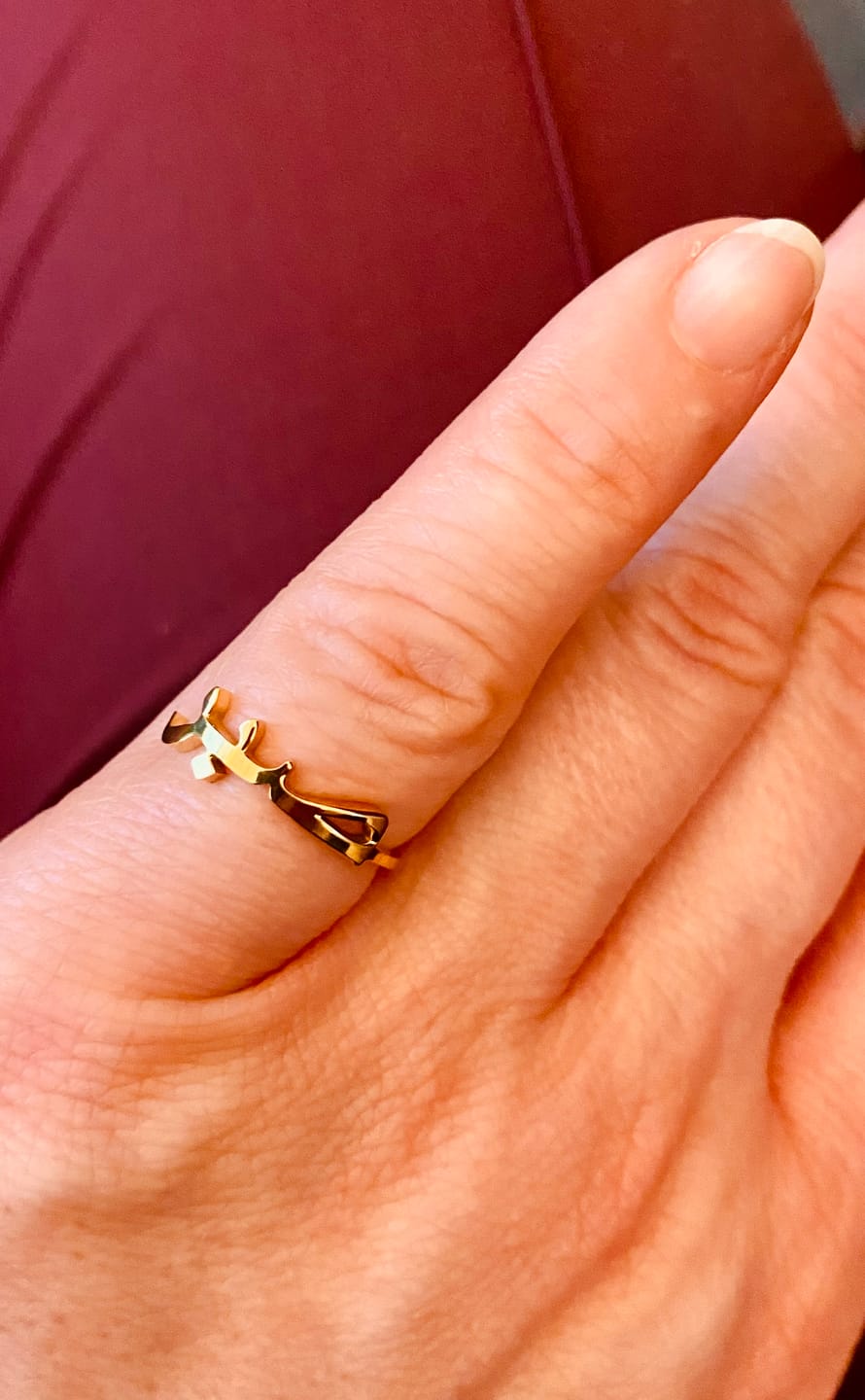 Customer photo review of Sabr | Geduld Ring