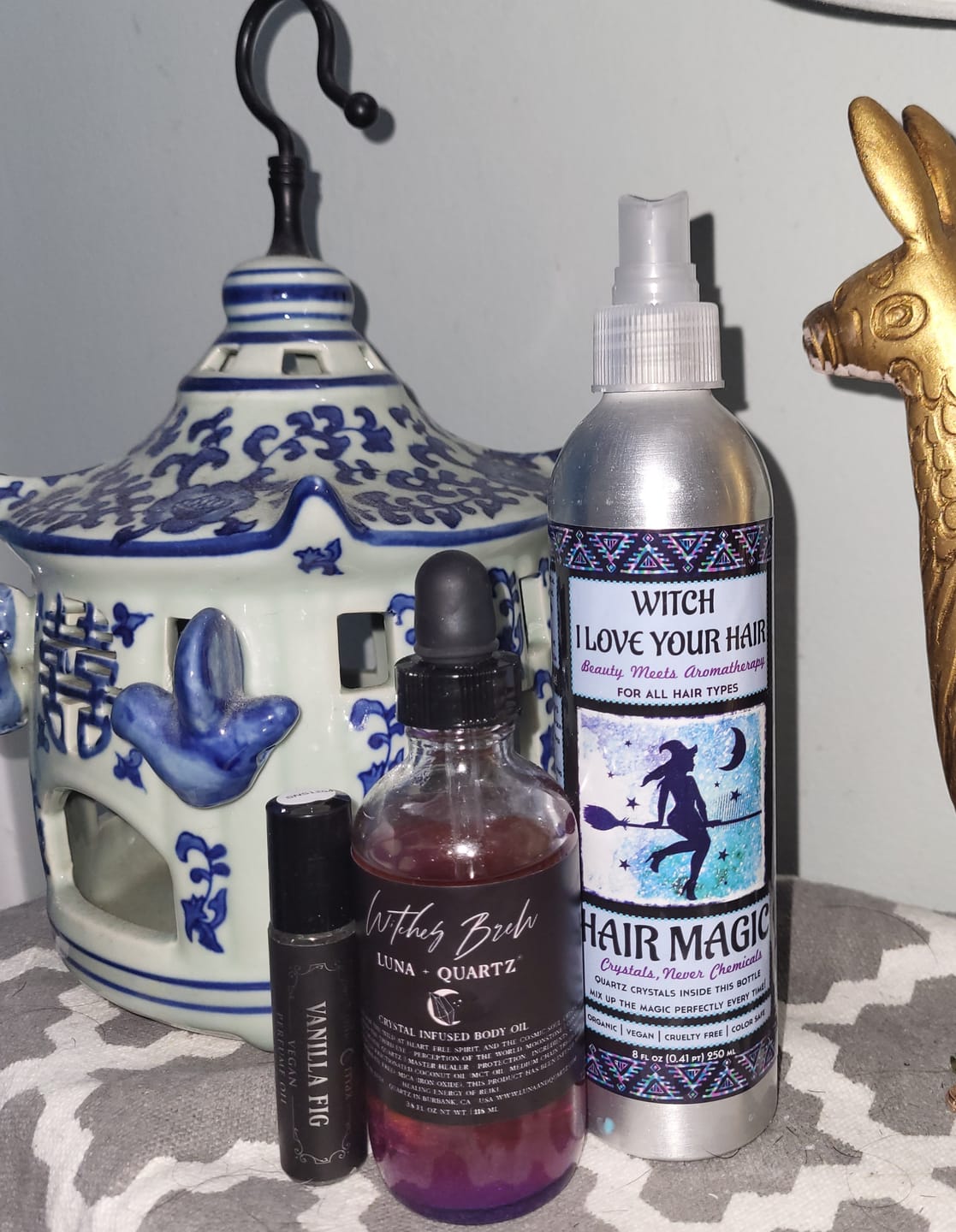 Customer photo review of Witch I Love Your Hair - Hair Mist