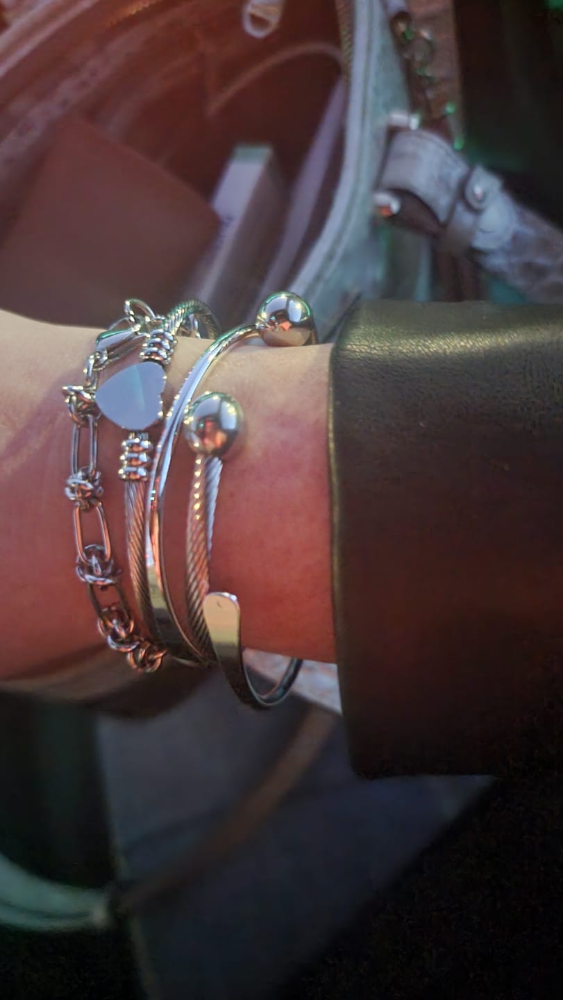 Customer photo review of Carissa Bracelet Stack