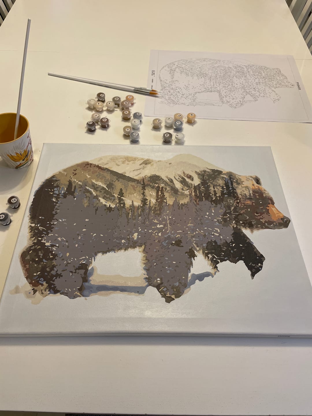 Customer photo review of BEAR IN WINTER WONDERLAND