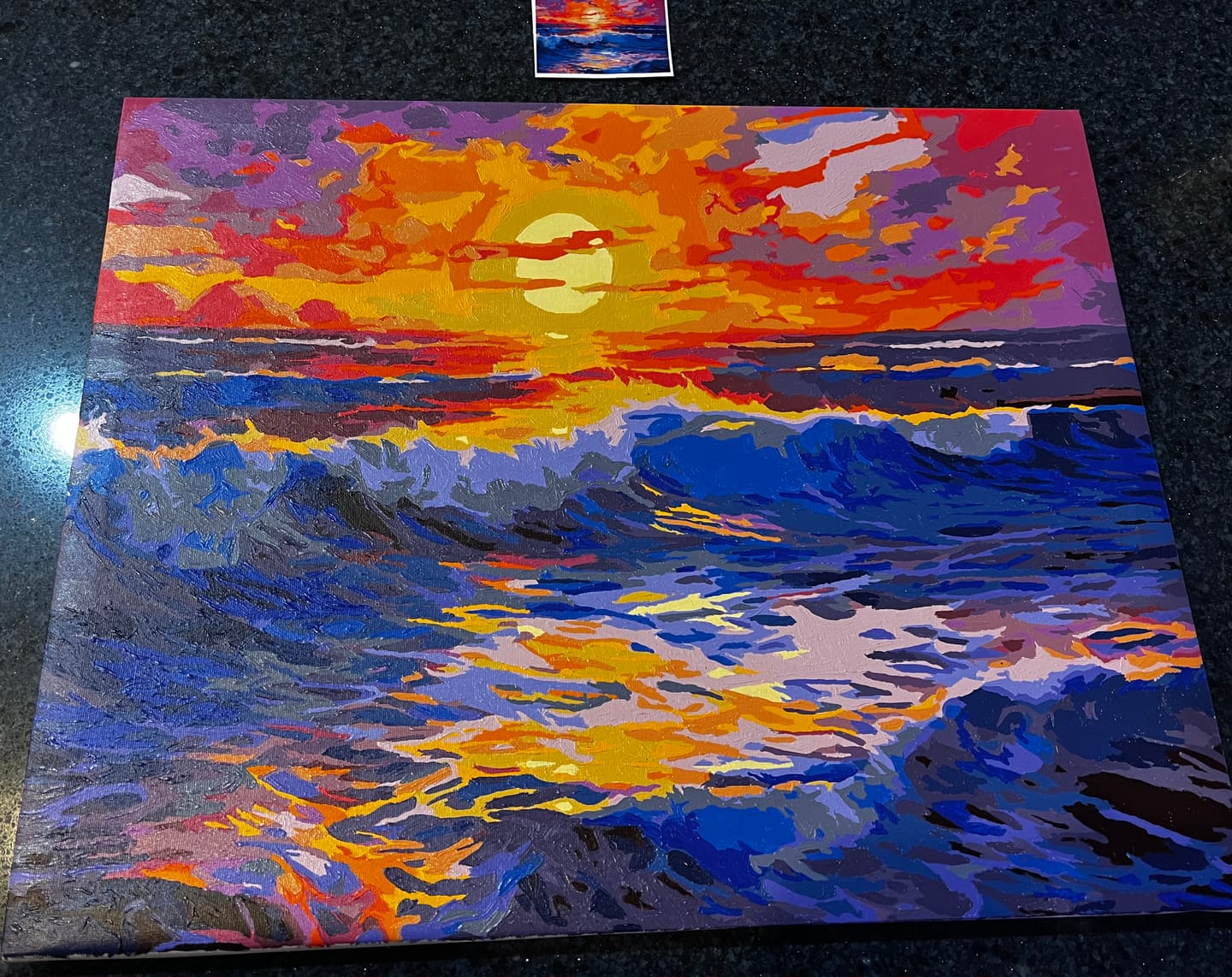 Customer photo review of Harmony Of Sunset